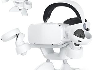 Vimetapro VR Stand Compatible with Quest 2 Rift S Rift GO Valve Index HTC Vive Vive Pro