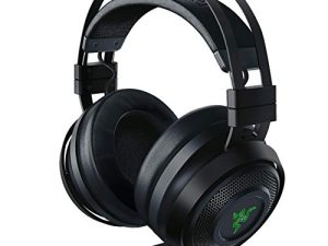 Razer Nari Ultimate Wireless 7.1 Surround Sound Gaming Headset: THX Audio & Haptic Feedback - Auto-Adjust Headband - Chroma RGB - Retractable Mic - For PC