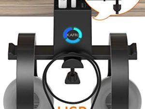 RGB Headphone Stand Hanger with USB C Charger