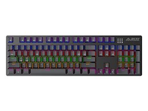FIRSTBLOOD ONLY GAME. AK50 2.4G Wireless/USB Wired Dual Mode Mechanical Keyboard - Blue Switch Colorful Backlit - 104 Standard Keys Classic Layout - Anti-ghosting Professional Gaming Keyboard – Black
