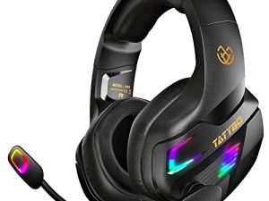 Tatybo Gaming Headset with Mic for PC PS4 PS5 Xbox One Series X/S Switch
