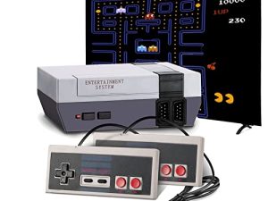Retro Game Console – Classic Mini Retro Game System Built-in 620 Games and 2 Controllers