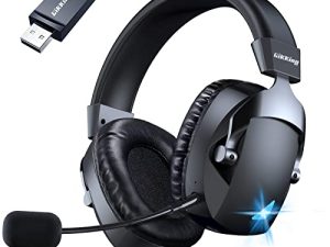 Gikking Wireless Gaming Headset with Noise Cancelling Microphone