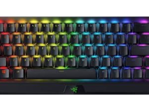 Razer BlackWidow V3 Mini HyperSpeed 65% Wireless Mechanical Gaming Keyboard: HyperSpeed Wireless Technology -Yellow Mechanical Switches- Linear & Silent - Phantom Pudding Keycaps - 200Hrs Battery Life