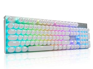 HUO JI E-Yooso Z-88 Typewriter Style Mechanical Gaming Keyboard USB Wired