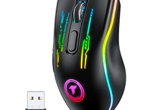 TECURS Wireless Gaming Mouse - Wireless Mouse Gaming for PC
