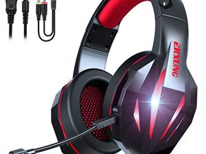 ERXUNG Gaming Headset Stereo Surround Sound for PS5 PC