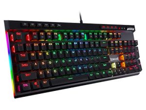 Redragon K580 VATA RGB LED Backlit Mechanical Gaming Keyboard with Macro Keys & Dedicated Media Controls