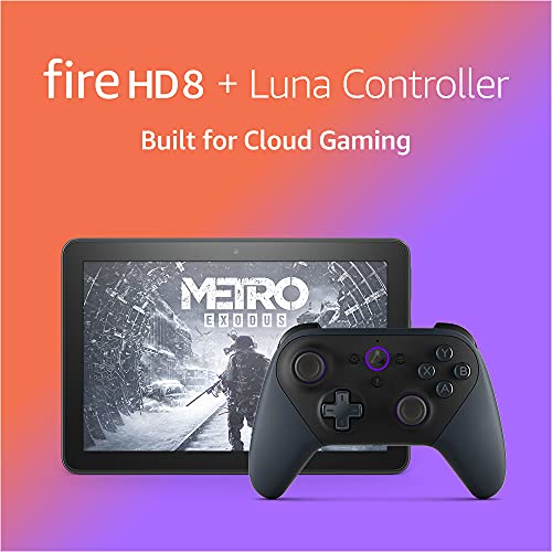 Fire HD 8 tablet Gaming Bundle including Fire HD 8 tablet (Black Fire HD 8 tablet Gaming Bundle including Fire HD 8 tablet (Black
