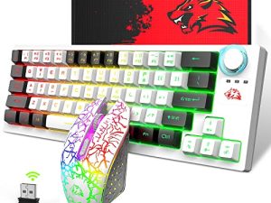 FELICON Small Wireles Gaming Keyboard and Mouse Combo