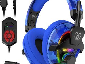 Tatybo 7.1 Gaming Headset for PC PS4 PS5 Xbox One Switch