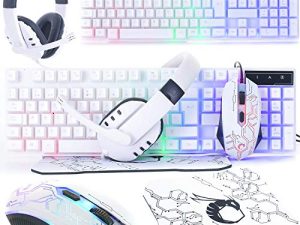 Gaming Keyboard and Mouse and Gaming Headset & Mouse Pad