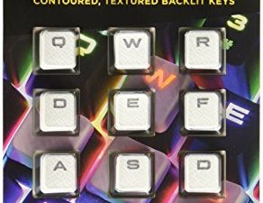 CORSAIR Gaming Performance FPS MOBA Keycap Kit – for Mechanical Keyboards  – Include Key Puller - White