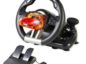 Serafim R1+ Racing Gaming Steering Wheel with Sensitive Pedal and shifter Supports 9 Platforms: XBOX ONE / XBOX Series X&S / PlayStation / Switch / PC / iPhone / Mobile/ PS3 / PS4