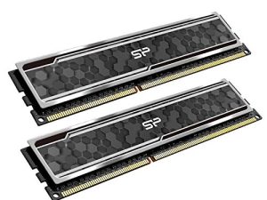 Silicon Power Value Gaming DDR4 RAM 16GB (8GBx2) 3200MHz (PC4 25600) CL16 1.35V Desktop Memory Module with Heatsink Camouflage Grey SP016GXLZU320BDAJ5