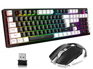 FELICON Wireless Gaming Keyboard and Mouse Combo