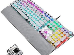 Retro Steampunk Mechanical Gaming Keyboard