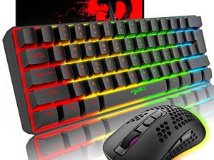 60% Wired Gaming Keyboard and Mouse Combo